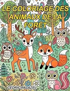 livre de coloriage des animaux de la forêt pour enfants