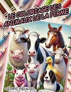 livre de coloriage des animaux de la ferme pour enfants